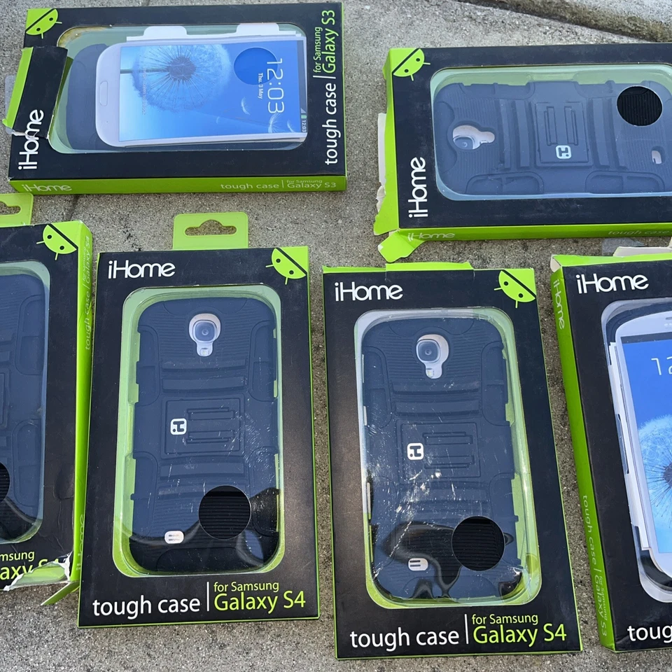 6 FUNDA RESISTENTE IHOME NUEVA PARA SAMSUNG GALAXY S4 NEGRA Foto 2 de 2