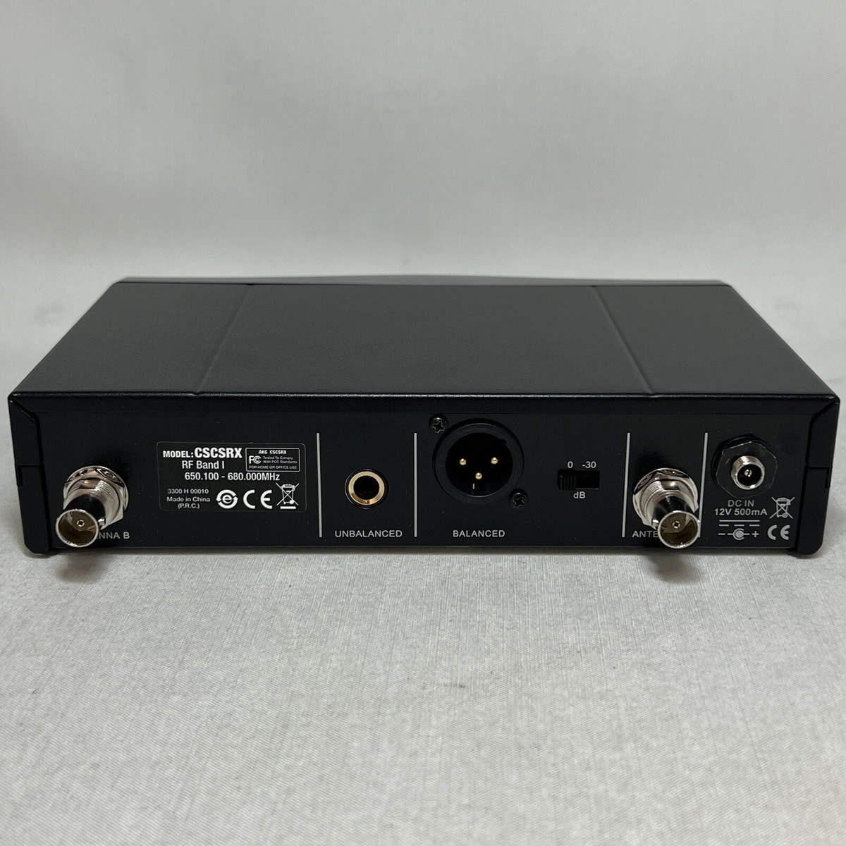 AKG SR470 SR 470 UHF Wireless Receiver Band 1 650.1 - 680MHz AKG SR470 SR 470 UHF Wireless Receiver Band 1 650.1 - 680MHz
