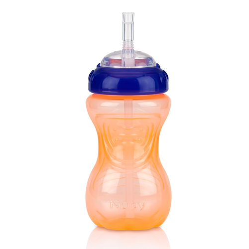 Nuby No-Spill Sippy Cup with Flex Straw - (3-Pack) 10-Ounce Bottles - Sippy Cups - Picture 7 of 12