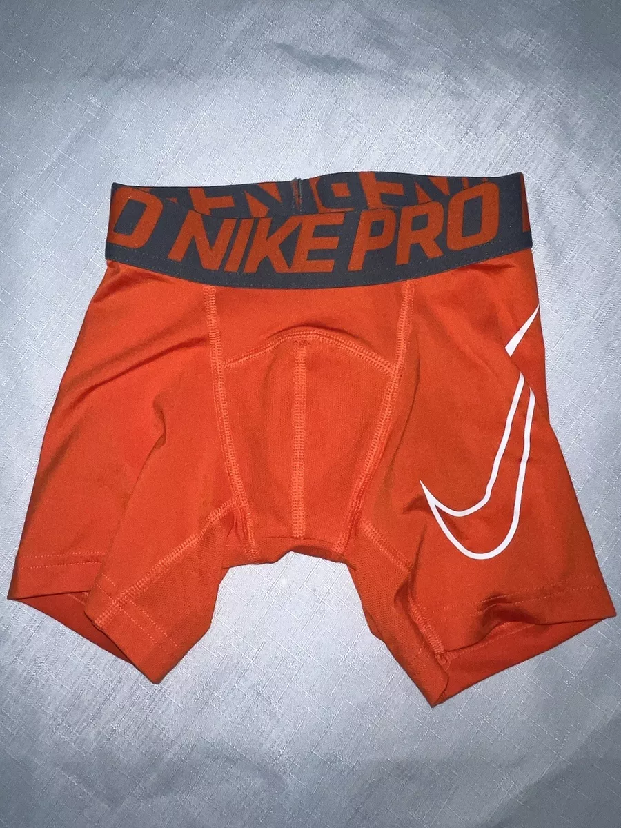 Nike Pro Underwear XSmall Neon Orange Youth Style 726461 Color 891 Training