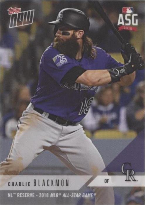 2018 Topps Now - Charlie Blackmon #AS-26 - 1 of 1