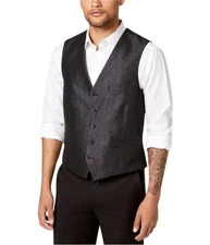 I.N.C Mens Embellished Five Button Vest