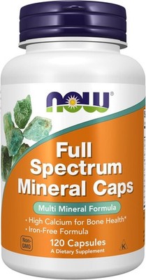 NOW Supplements, Full Spectrum Mineral Caps, Multi Mineral Formula, 120 Count