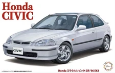 Fujimi ID-184 1/24 Scale Model Sports Car Kit Honda Miracle Civic SiR EK4 1996