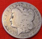 1893-CC Morgan Silver Dollar $1 ALMOST GOOD/GOOD (AG/G) KEY DATE 677,000 Made