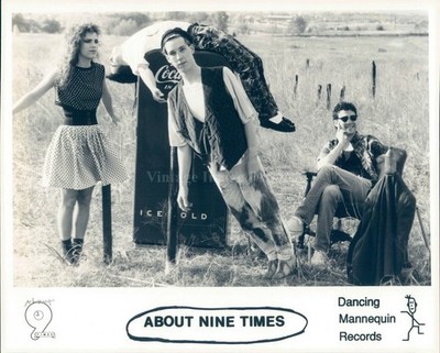 1988 About Nine Times Rock Group Dancing Mannequin Records Coke Vintage Photo