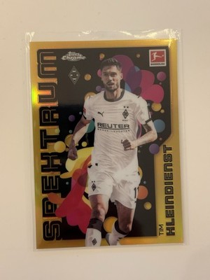 Tim Kleindienst Topps Chrome Bundesliga, Spectrum /50, Borussia Mönchengladbach