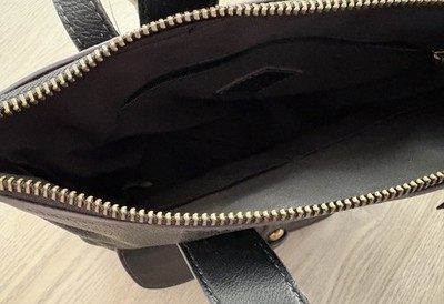 Stylish fossil hunter backpack in black pebble leather. FOSSIL Hunter Black Pebble Leather Backpack #SHB2695001 | eBay main image 3