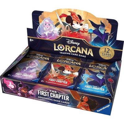 英語版 Lorcana BOX ロルカナ ファーストチャプター ボックス 海外 Disney Lorcana TCG: The First Chapter 1st Edition Booster Box - 24