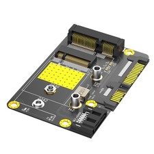 New Version 2 in 1 Combo Msata/M.2 NGFF SSD to Dual SATA3 Converter Adapter