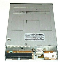 SFD-321B samsung nec floppy drive gray bezel 1.44 off white rectangular button