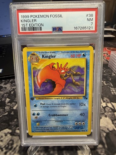 Kingler (1st Edition) graded PSA 7 for sale on eBay