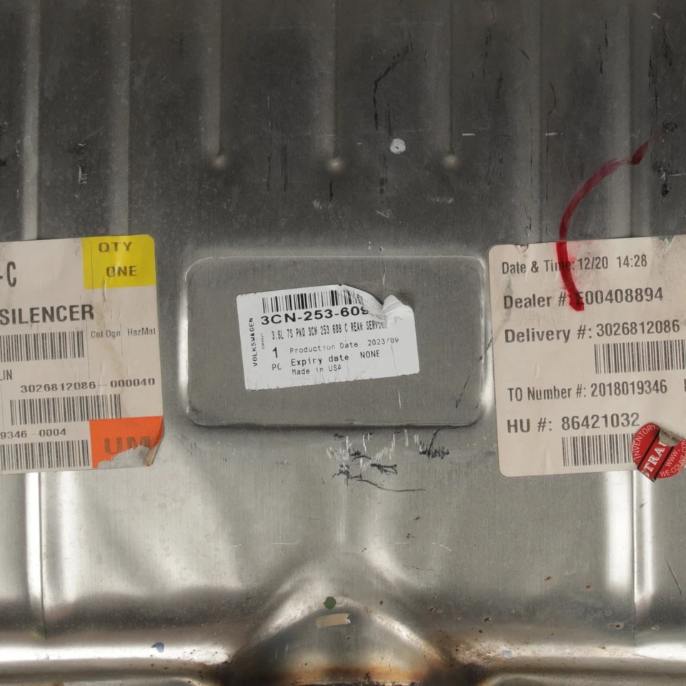 Silenciador Atlas original Volkswagen 2018-2023 3CN-253-609-C Foto 4 de 4