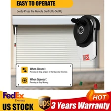 Automatic Roll Up Door Opener Garage Roller Door Opener with 2 Remotes 800N