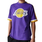 New Era NBA Panel Oversized T-Shirt Los Angeles Lakers Purple Basketball Purple