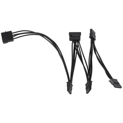 4 Pin IDE zu 5 Port Netzteil Kabel 4Pin  zu Multi  Port 18AWG Kabel Ne6410