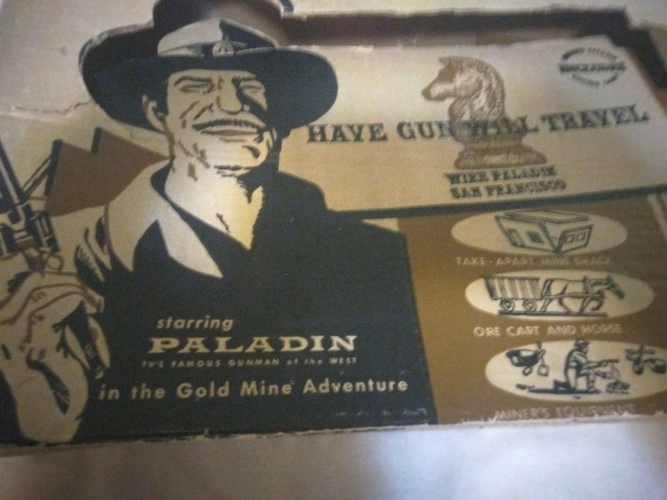 Juego Marx "Paladín" O "Tener pistola viajará aventura en la mina de oro" De colección  Foto 4 de 4