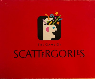 The Game of SCATTERGORIES by Milton Bradley Company. VERY GOOD!