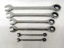 6pc GearWrench Metric Ratcheting Combination Wrench 24,22,18,17,8,7