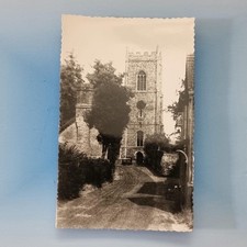 Ufford Postcard C1950 Real Photo Suffolk Exterior Local Parish Church