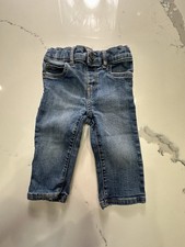 Preowned- The Childrens Place Skinny Denim Jeans Kids Size 12-18 Months 0067
