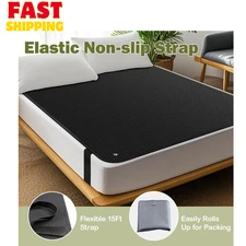 Grounding Mat for Bed, Grounding Mattress Cover Pad for Improve Sleep, Conduc...