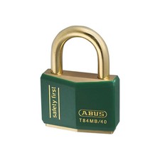 ABUS Mechanical T84MB 40mm Green Heavy Duty Rustproof Padlock Keyed Alike