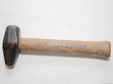 Warwood No. 99 Tapered Peen Lineman Mini Sledge Hammer Original Handle Made USA