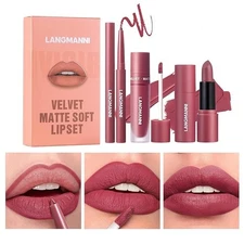 LANGMANNI VELVET MATTE SOFT LIP SET #5