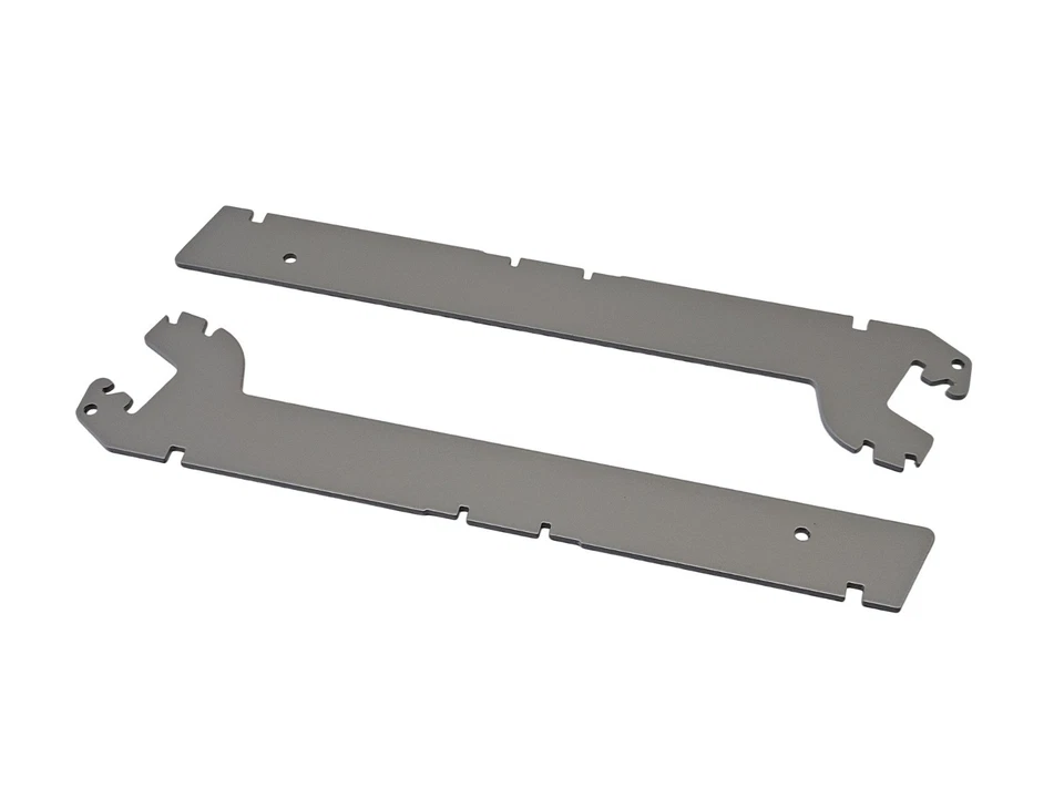 L&H DUTCH BEAR NEU 1x Konsolenpaar T30cm silbergrau Regal Konsolen für Eden Tegometall ITAB*