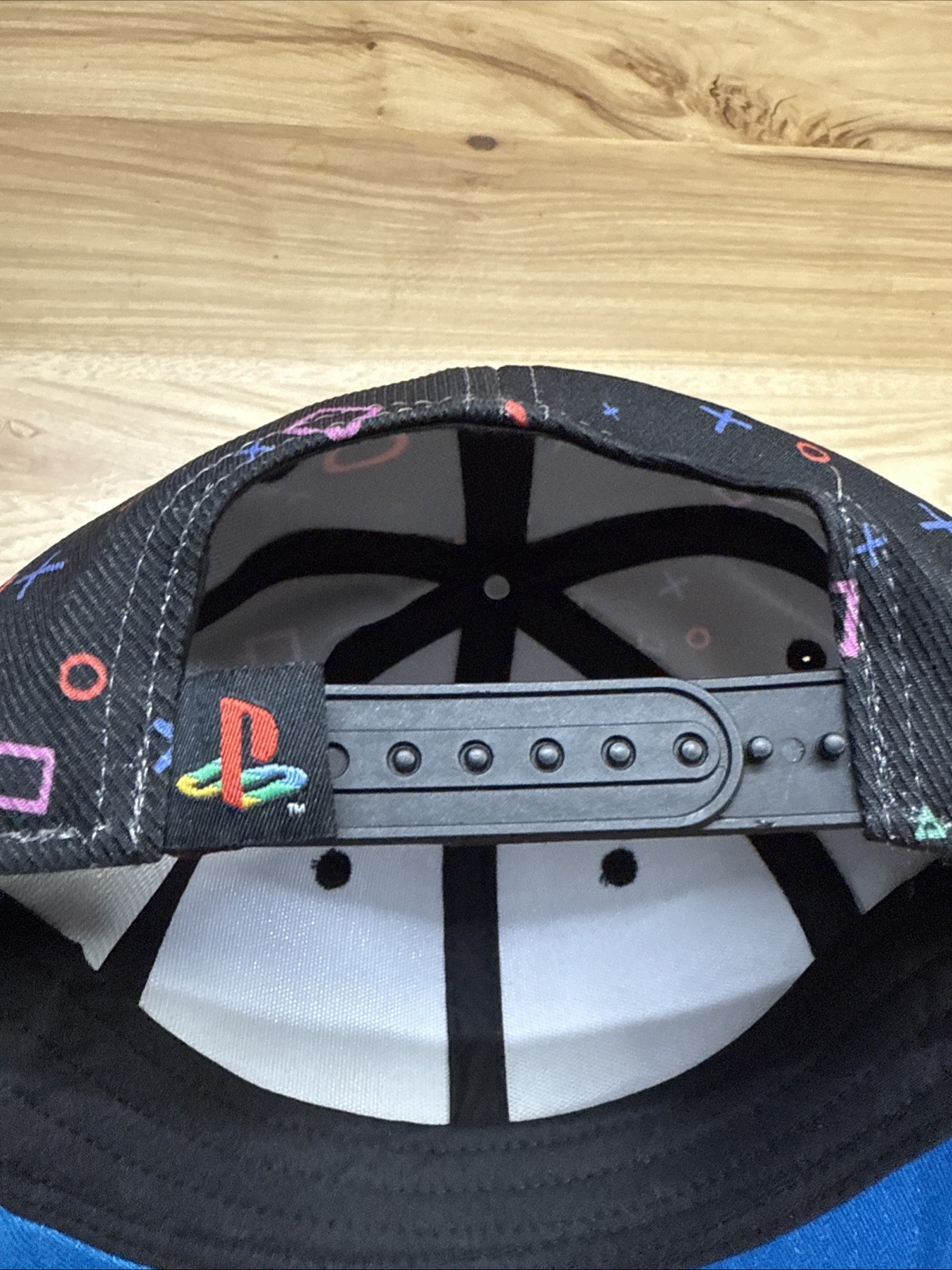 PlayStation Gamer Ball Hat Cap Snapback Adjustable Unisex Black One Size Fits
