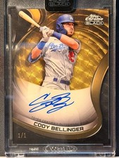 2022 Topps Chrome Black Cody Bellinger CBA-CB Superfractor 1/1 Auto