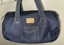 Jean Paul Gaultier Nylon Blue Den Exterior Bags Handbag Travel Accessory NWOT
