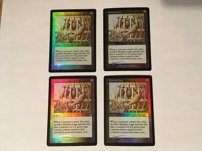 1X MONKEY CAGE FOIL / SP / MERCADIAN MASQUES / REAL PICS / WRONGWAY052