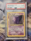 1999 POKEMON FOSSIL #5 GENGAR-HOLO PSA 4