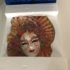 Veronese Venetian Peony Mask Plaque Top Collection #1851 Studio Collection