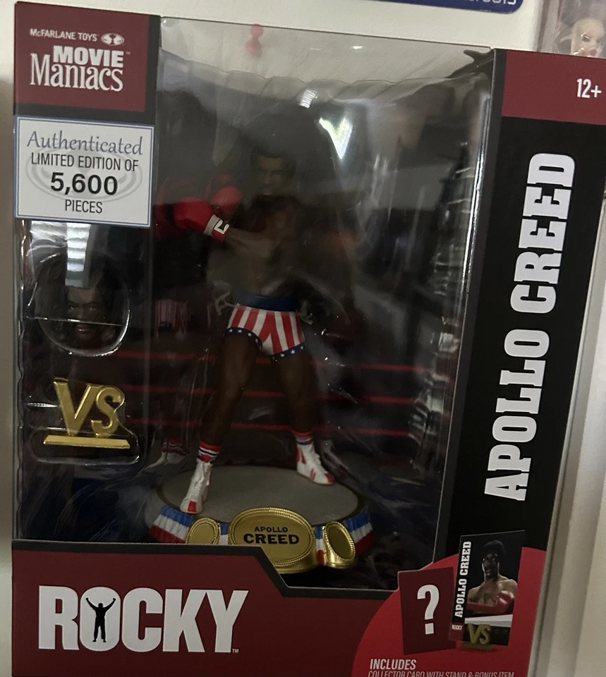 McFarlane Toys Movie Maniacs Rocky, Drago & Apollo Figure Set - Image 3 of 4