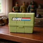 Vintage G.I. Joe Pocket Patrol Pack Green Belt Clip Case 1985 Toy Accessory