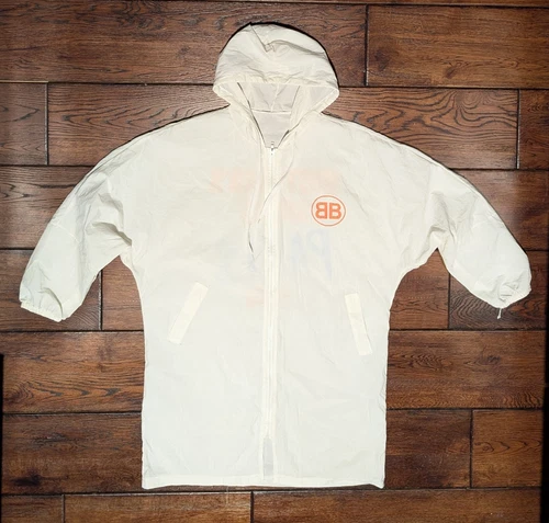 UNDERCOVER Giacca a vento vintage Victoria Secret 1998 Paris bianca manica 3 4 taglia unica