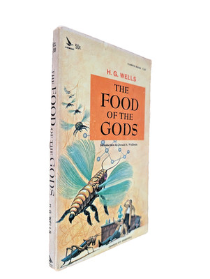 The Food of the Gods by H. G. Wells Paperback Sci-Fi Book 1965 Airmont Classic