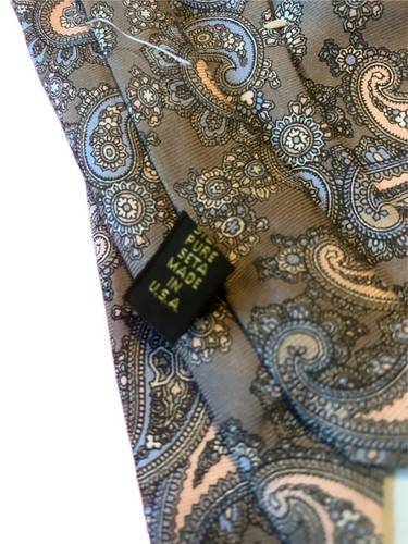 Pre Owned Men’s Mallory & Church Tie Necktie Made In USA - Picture 5 of 6