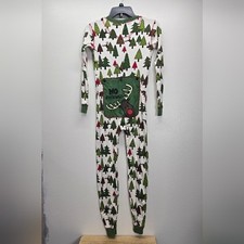 LAZY ONE Christmas Pajamas Boys Sz 12 Holidays Long Johns One 100 Cotton