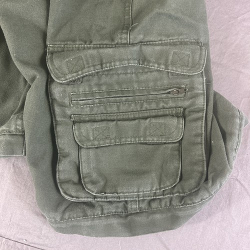 BSA Boy Scouts of America Uniform Shorts Youth 20 Waist 31-33 Olive Green Cargo - Picture 6 of 12