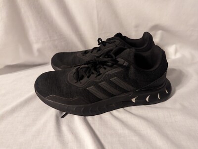 Men's Adidas Size 10 Kaptir Super Boost Black Shoes Euc Athletic Sneakers