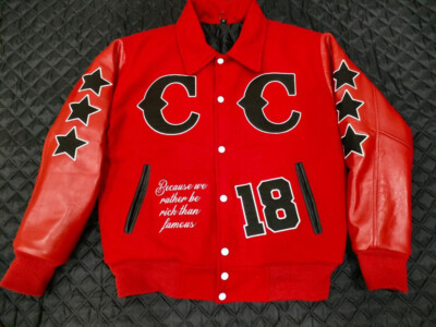Chasing Capital Club CC 18 - Varsity Jackets, Wool body and genuine leather