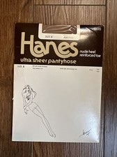VINTAGE Hanes Ultra Sheer Pantyhose Size B 950 Mayfair