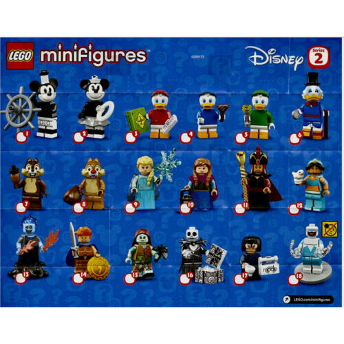 Lego Disney series 2 Scrooge McDuck minifigure #06 of 18 w/checklist - Picture 3 of 3