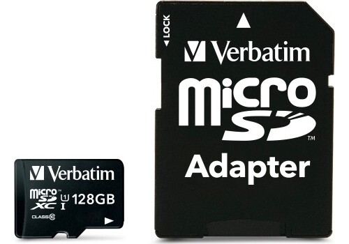 Verbatim Scheda di Memoria 128 GB MicroSDXC Classe 10 UHS-I Premium 44085