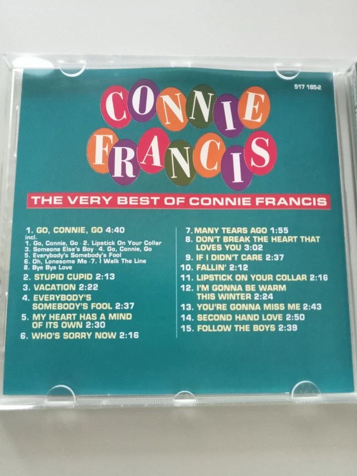 CD Connie Francis " The Very Best Of Connie Francis " - Bild 3 von 4