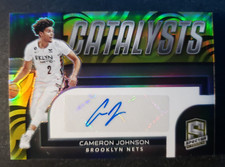 2022-23 Spectra Basketball Cameron Johnson Catalysts Gold Autograph #4/10